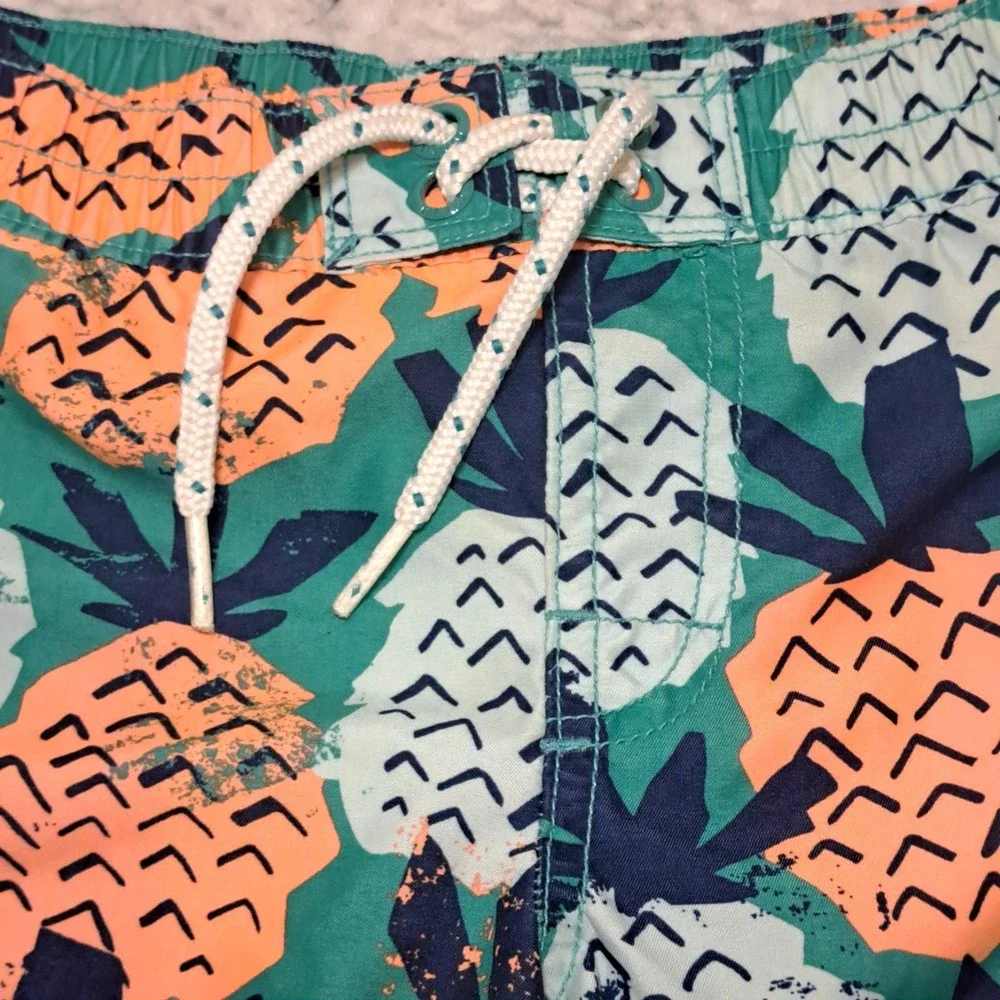Baby Gap Pineapple Swim Trunks Toddler Boys 4T Gap Surf Shop Beach Summer